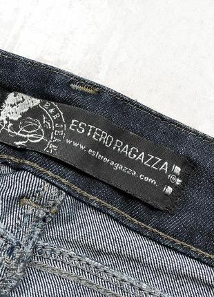 Стильна спідниця джинсова estero ragazza незвичайного крою зі стильними кишенями9 фото