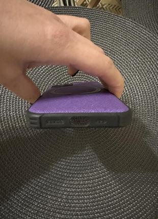 Фиолетовый чехол iphone 12pro2 фото