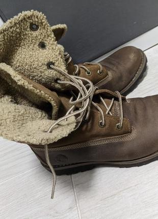 Утепленные ботинки timeberland, size 35 (22 см), состояние отличное, без нюансов6 фото