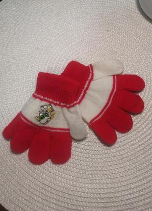 Рукавиці на 1-2 роки рукавички перчатки