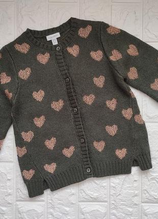 Новый, нарядный теплый джемпер, свитер ovs 92 р. 1,5-3 года5 фото