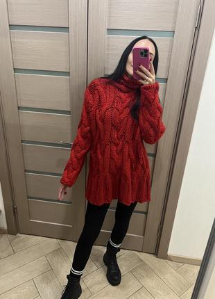 Подовжений светр zara