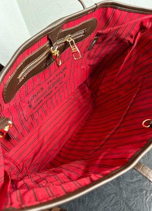 Louis vuitton neverfull brown 3