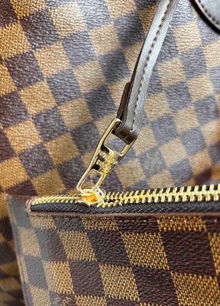 Louis vuitton neverfull brown4 фото