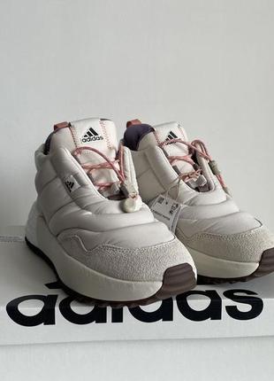 Зимові кросівки adidas x_plrboost puffer оригінал! утеплені кроросівки1 фото
