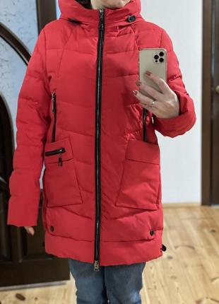 Зимова жіноча куртка 44-46 розмір м