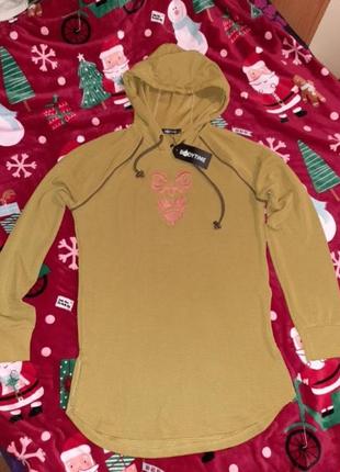 Худи удлинённый, свитшот, кардиган , кофта. р. м