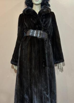 Норкова шуба blackglama от anna klein оригинал р.46 ціна