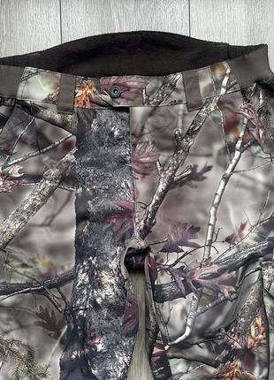 Мисливські штани solognac warm waterproof trousers 500 camo br2 фото