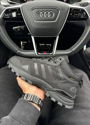 Зимние мужские кроссовки adidas terrex daroga black grey