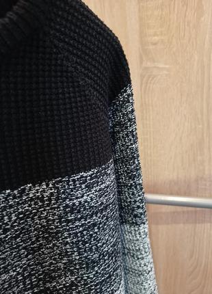 Стильный вязаный, хлопковый свитерик, укороченный рукав. в новом состоянии6 фото