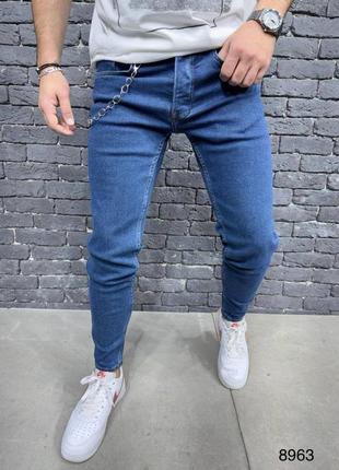 Мужские зауженные джинсы