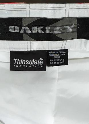 Брюки oakley thinsulate горнолыжные абсолютно новые с биркой4 фото