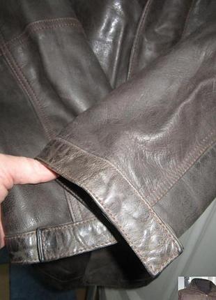 Большая кожаная мужская куртка morena. нитеньки. 62р. лот 11194 фото