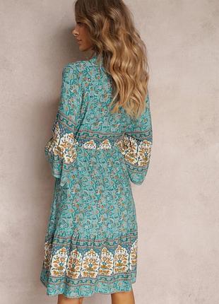 Платье shein xl в этнический принт