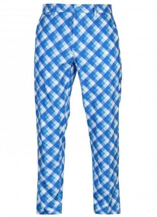 Брюки print golf trousers mens bright check