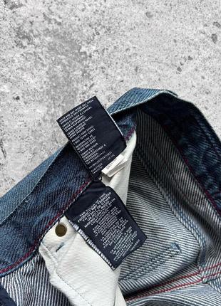 Tommy hilfiger hudson straight fit blue denim jeans джинси10 фото