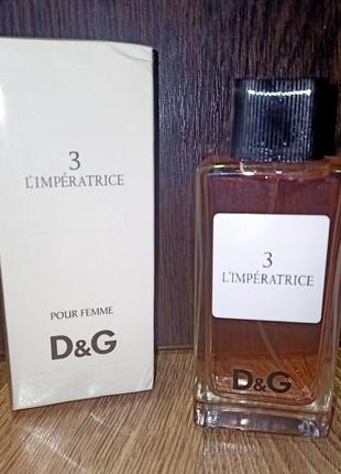 Жіноча туалетна вода dolce&gabbana 3 l'imperatrice