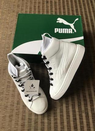 Шкіряні зимові черевики-кросівки puma the ren boot6 фото