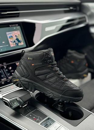 Merrell rogue black orange fur