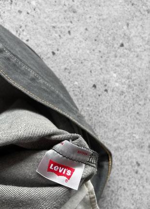 Levi’s 501 men’s made in mexico gray denim jeans джинси10 фото