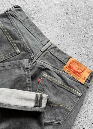 Levi’s 501 men’s made in mexico gray denim jeans джинси7 фото