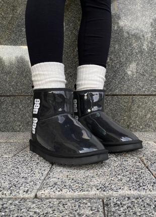 Уггі угги уги угі ugg classic clear mini black8 фото