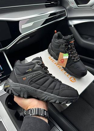Merrell cordura black orange fur