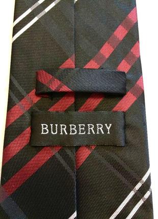 Розкішна шовкова краватка burberry4 фото