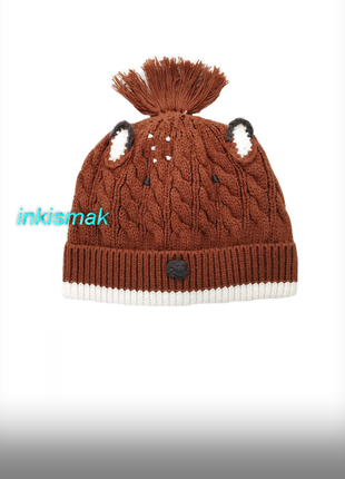 Бавовна шапка на підкладці next 0-3, 3-6, 6-12, 12-18 міс