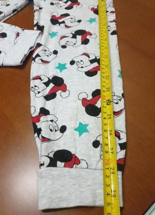 Лосины новогодние, пижамные брюки с mickey mouse primark, next, george, h&amp;m, tu, f&amp;f, matalan, marks&amp;spencer3 фото