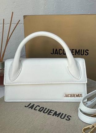 Кожаная сумка jacquemus