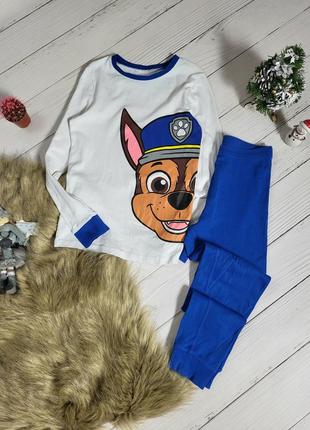 💙пижамка paw patrol от h&amp;m на рост 134-140