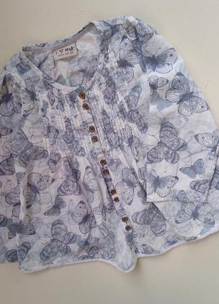 Рубашка блузка next по бирки 3 года 98 см.