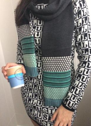 Вовняний шарф довжина 2 м вовна 100%