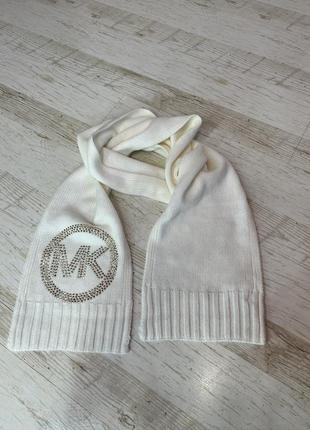 Стильный вязаный шарф michael kors1 фото