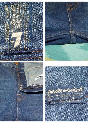 Джинси завужені slim fit 7 for all mankind restored denim10 фото