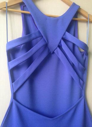 Лавандова сукня з відкритою спиною missguided