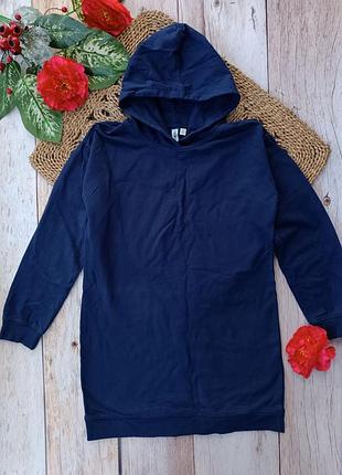 Тепла сукня худі оверсайз спортивна сукня на дівчинку теплое платье оверсайз