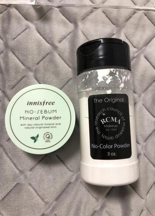 Пудра rcma и иnnisfree