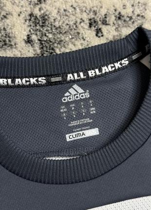 Adidas all blacks vintage rugby jersey футболка5 фото