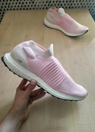 Кроссовки для бега adidas ultraboost laceless b75856 adidas оригинал