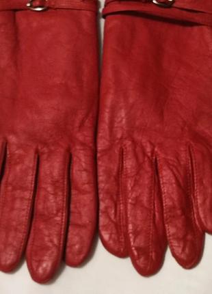 Шкіряні рукавички бренда h&amp;m.6 фото