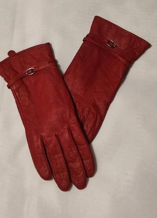 Шкіряні рукавички бренда h&amp;m.5 фото