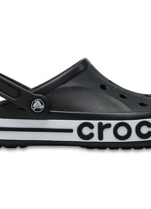 Сабо crocs bayaband clog m8-40-26 см black / white 205089
