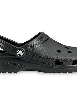 Сабо мужские crocs classic clog m8w10 40 black (10001)