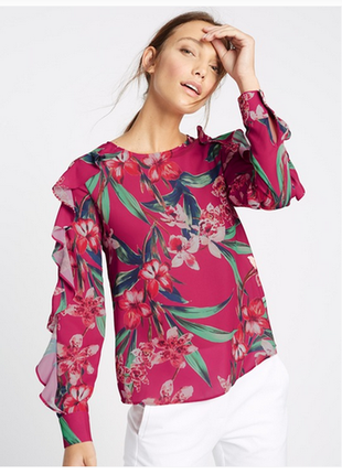 Шикарная оригинальная блуза marks &amp; spencer