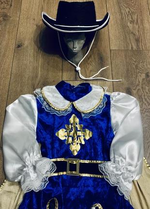 Карнавальный костюм мушкитера короля ришелье кардинала из 4-х предметов ciao (италия)3 фото
