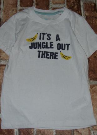 Нова котон футболка для хлопчика 3 - 4 роки lupilu