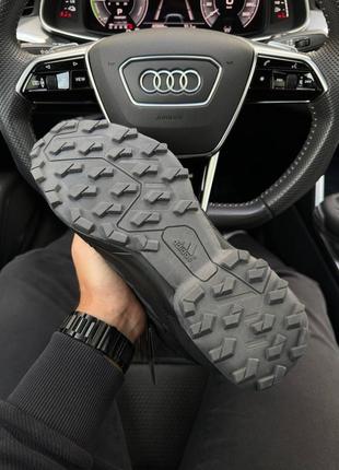 Зимние мужские кроссовки adidas terrrex swift r gore tex fur black grey (мех) 41-43-44-45-462 фото